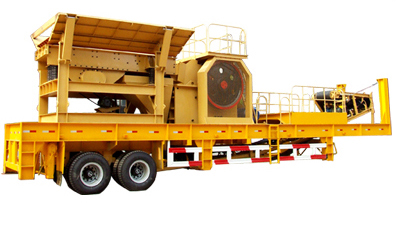 Mobile crushing plant