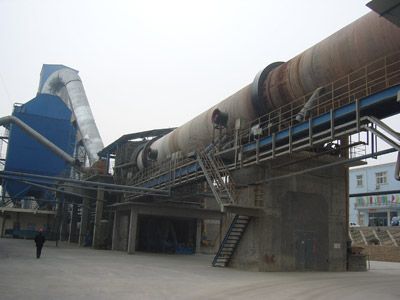 Active lime production line